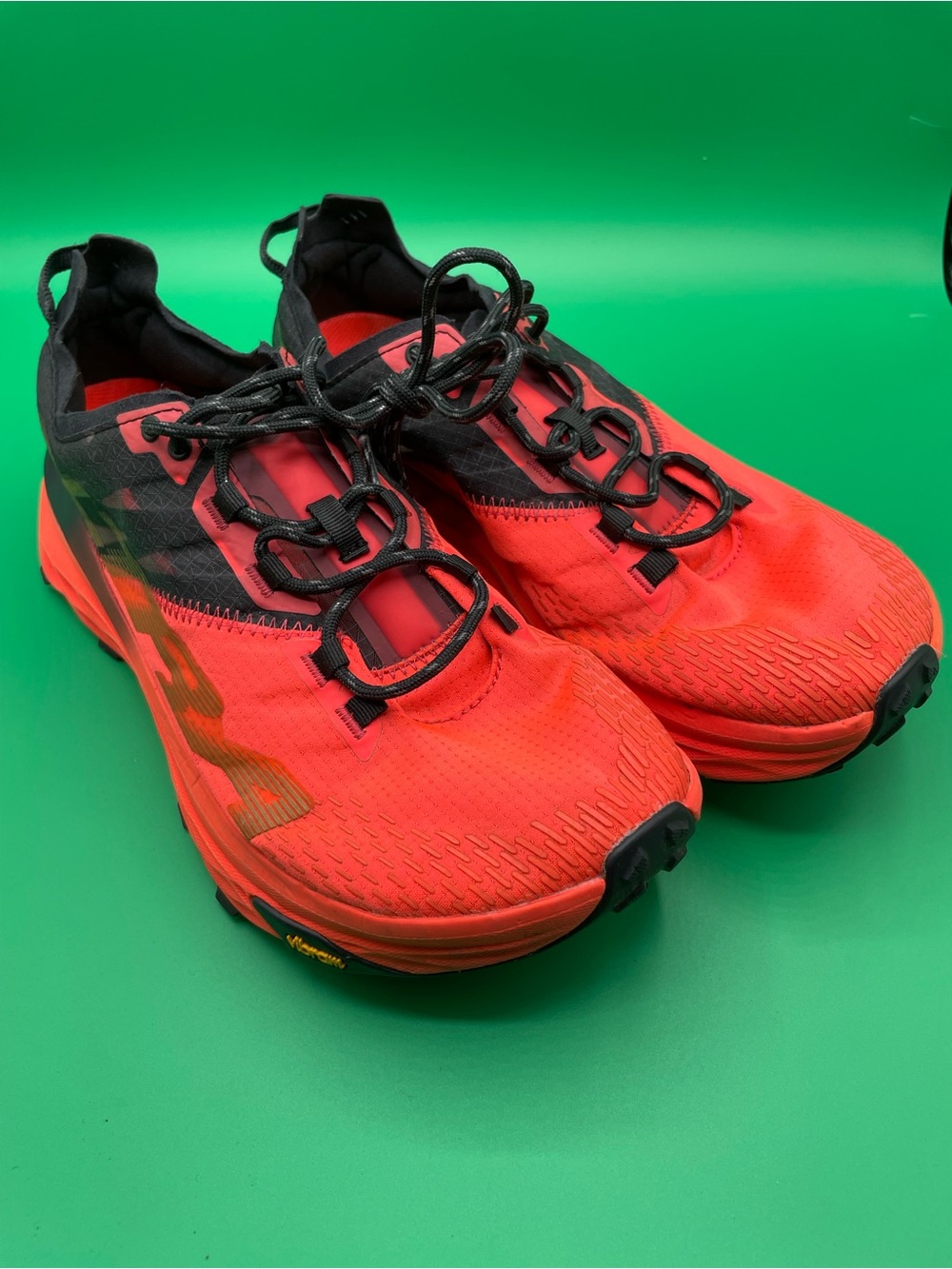 Altra Mont Blanc trail vibrant orange and black